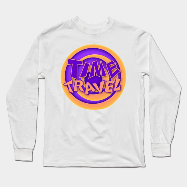 Time Travel Long Sleeve T-Shirt by Jokertoons